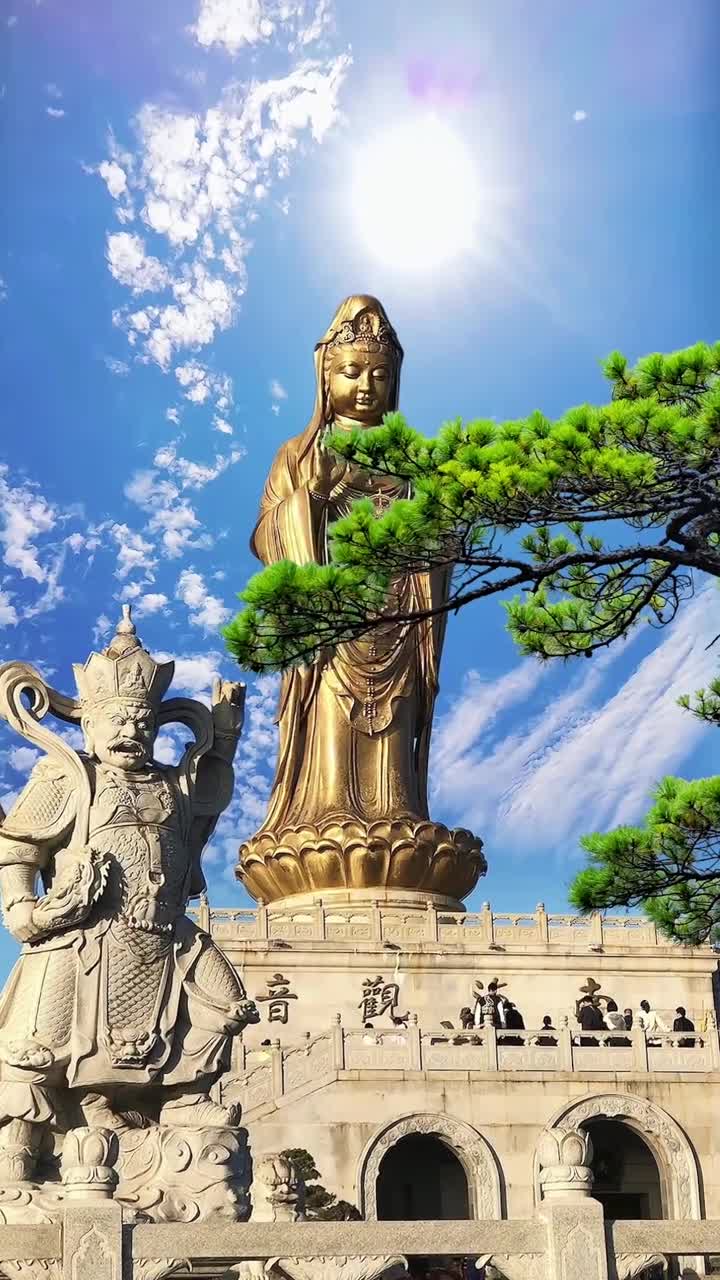 眼见耳闻心内事，循声救苦刹那间#舟山市普陀山