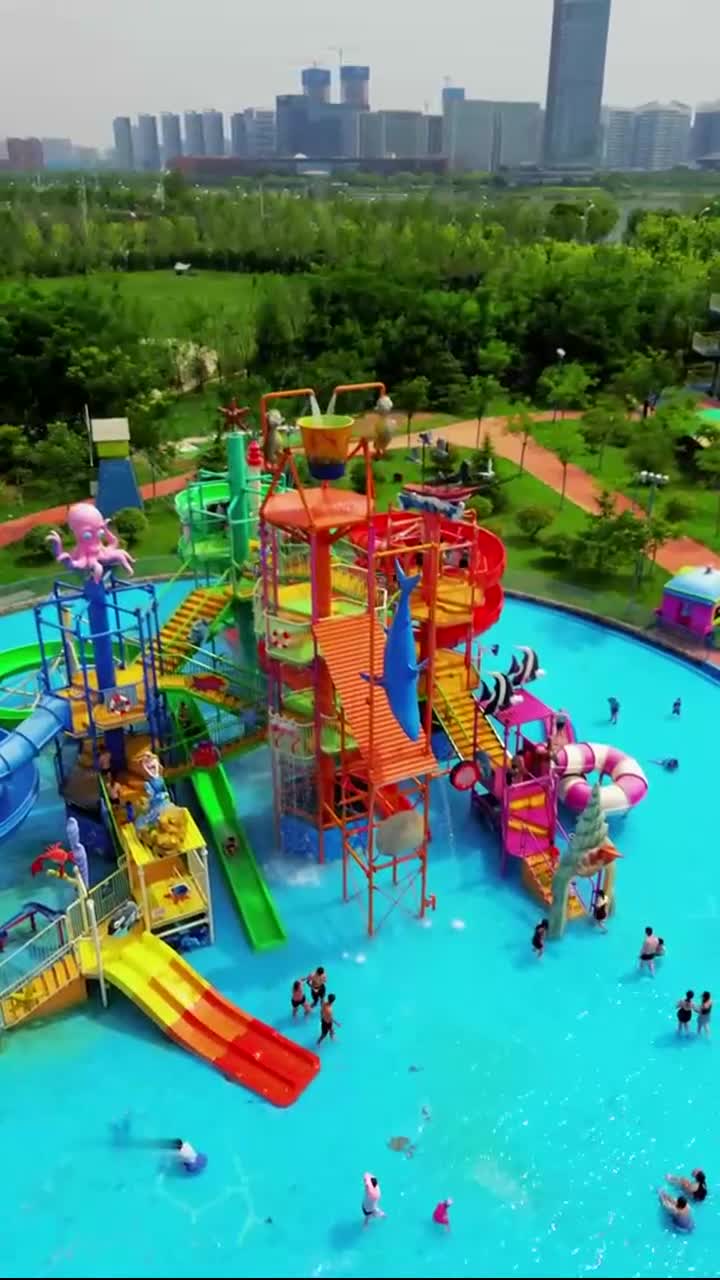 西安新晋遛娃圣地！海洋公园+大型游乐场，全家嗨玩一整天！#华夏文旅西安度假区