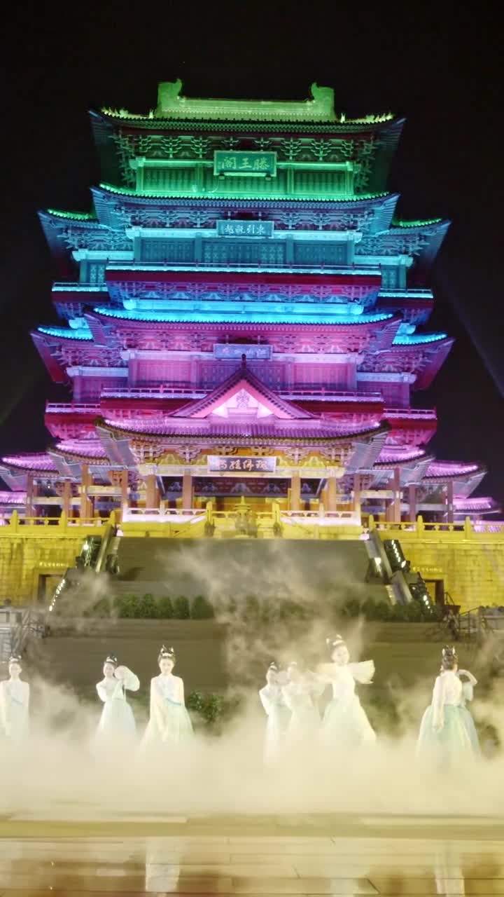 初唐的绝世才情与现代艺术的碰撞#南昌市滕王阁