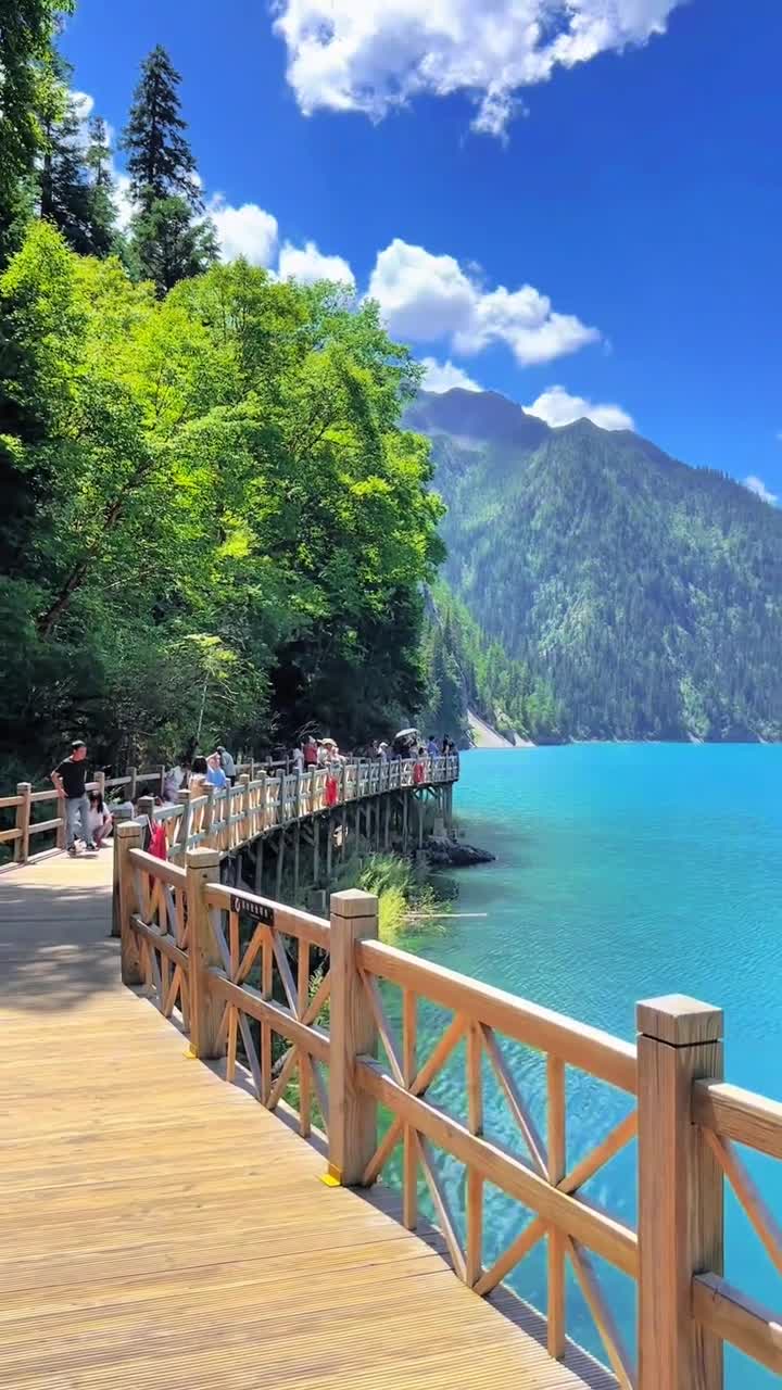 九寨沟真的是绝了！# 九寨沟风景区#自联盟