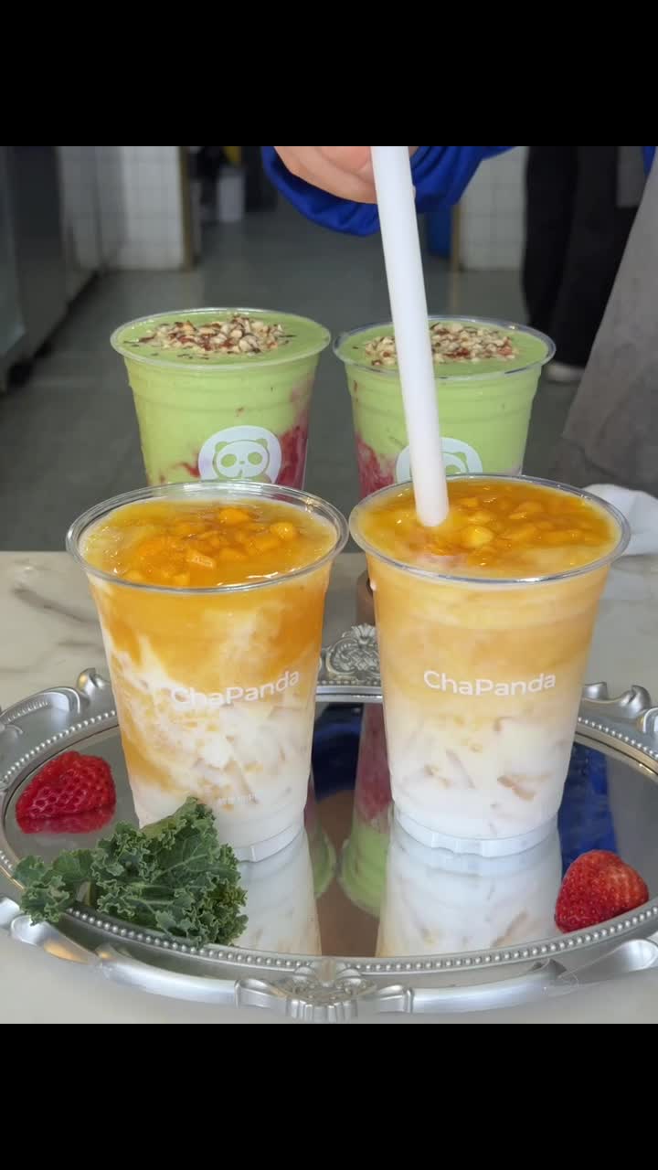 茶百道，约上三五知己来喝奶茶#茶百道(港惠新天地店)自联盟